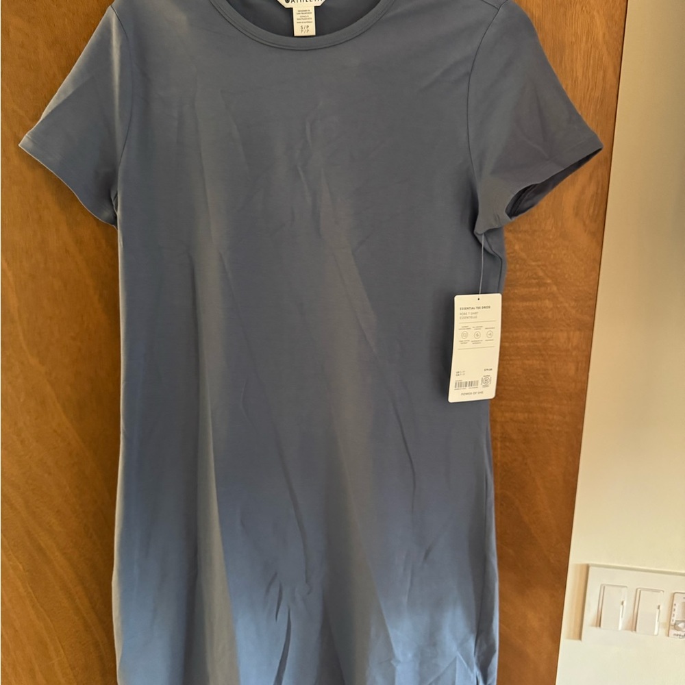 Athleta Soft Blue Mini Dress